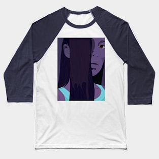 Purple girl Baseball T-Shirt